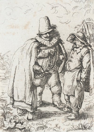 Tre figure grottesche da Adriaen Jansz. van Ostade